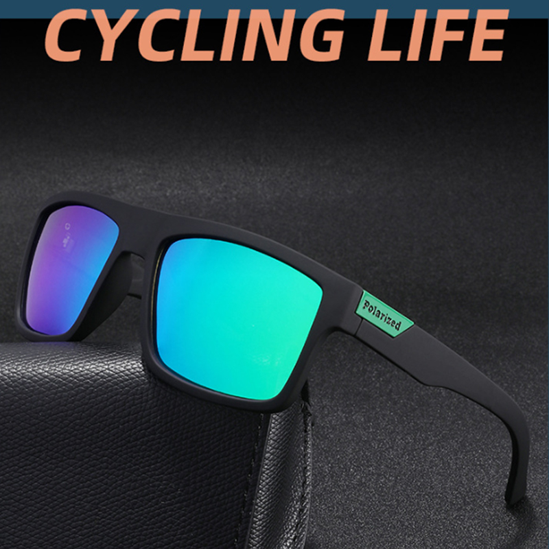 Classic Polarized Square Cycling Sunglasses for Men