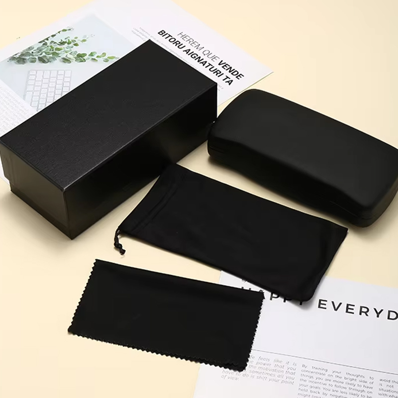 Sunglasses Case Set Leather Glasses Boxes Packaging Eyeglasses
